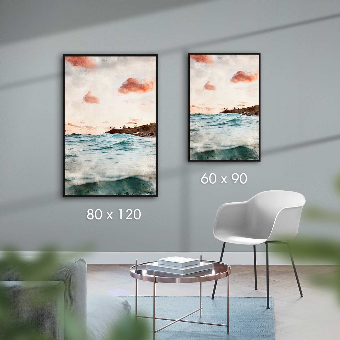 Meer mit Sonnenaufgang