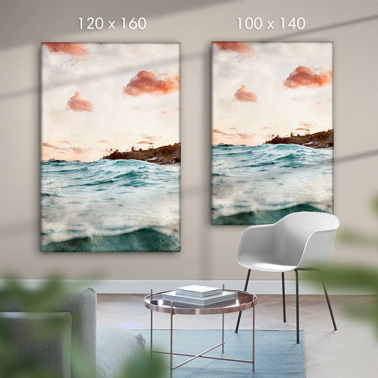 Meer mit Sonnenaufgang